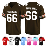 Personalized Football Jersey Stitched Printed Name Number Logo for Team Photo Outfit