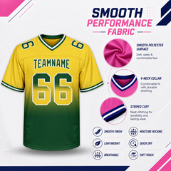 Stitched Printed Name Number Logo Custom Football Jersey