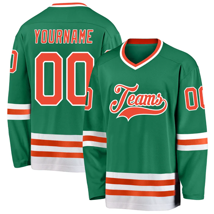 Personalized Hockey Team Jersey with Team Logo and Number Team Uniform with Stitched Printed Name Number Logo for Team Uniforms