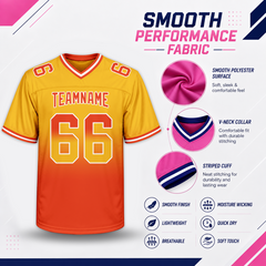 Cropped Custom Game Day Football Jersey Stitched Printed Personalization