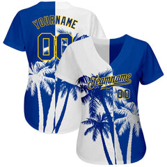 Custom Button Down Baseball Jersey Personalized Style with Personalized Team Logo