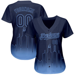 Pinstripe Personalized Baseball Shirt with Full Custom Design