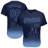 Pinstripe Personalized Baseball Shirt with Full Custom Design