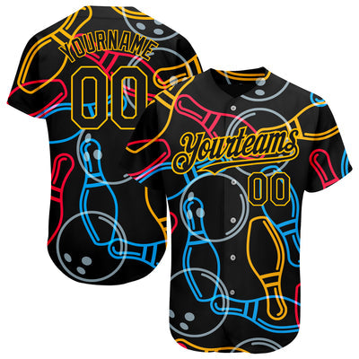 Custom Baseball Team Jersey with Custom Text and Number