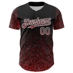 Custom Button Down Baseball Jersey Stitched Printed