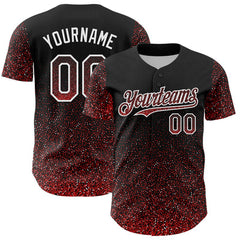Custom Button Down Baseball Jersey Stitched Printed