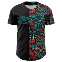 Personalized Baseball Shirt Button Down Stitched Printed