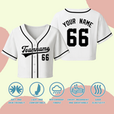 Personalized Baseball Shirt Name Number for Fan Club Outfit