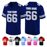 Sporty Custom Football Fan Jersey Stitched Printed Personalization