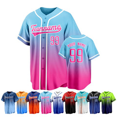 Custom Baseball Uniform Casual Stitched Printed