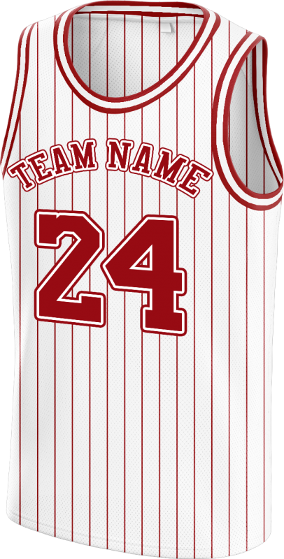 Custom Basketball Team Jersey Embroidered and Printed with Back Name and Number for Fundraiser Event