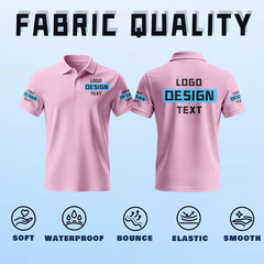 Personalized Printed Polo Uniform with Custom Front Design for Office Apparel