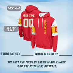 Custom Printed Hoodie with Printed Logo Name Text for Business Gift