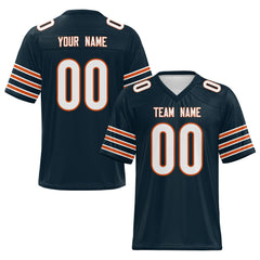 Game Uniform Style Custom Football Fan Shirt with Custom Text and Number