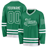 Custom Hockey Fan Jersey with Team Logo and Number Hockey Gift with Custom Names Numbers Logos for Rink Events and Team Photos
