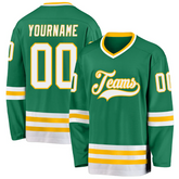 Retro Custom Ice Hockey Team Jersey for Adults and Kids with Custom Name Number Team Logo for Men Women Youth Kids