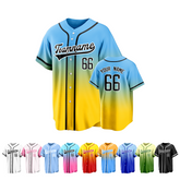 Personalized Baseball Jersey with Custom Text and Number