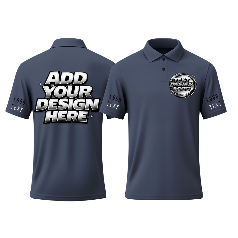 Quick Dry Custom Printed Logo Polo Uniform Printed Design for Business Team Uniforms