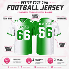 Custom American Football Jersey with Player Name and Number Stitched Printed Name Number