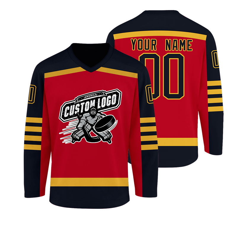 Custom Hockey Practice Jersey with Custom Team Logo Stitched Printed Team Logo for Teams Players Fans Men Women Youth Kids
