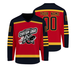 Custom Hockey Practice Jersey with Custom Team Logo Stitched Printed Team Logo for Teams Players Fans Men Women Youth Kids