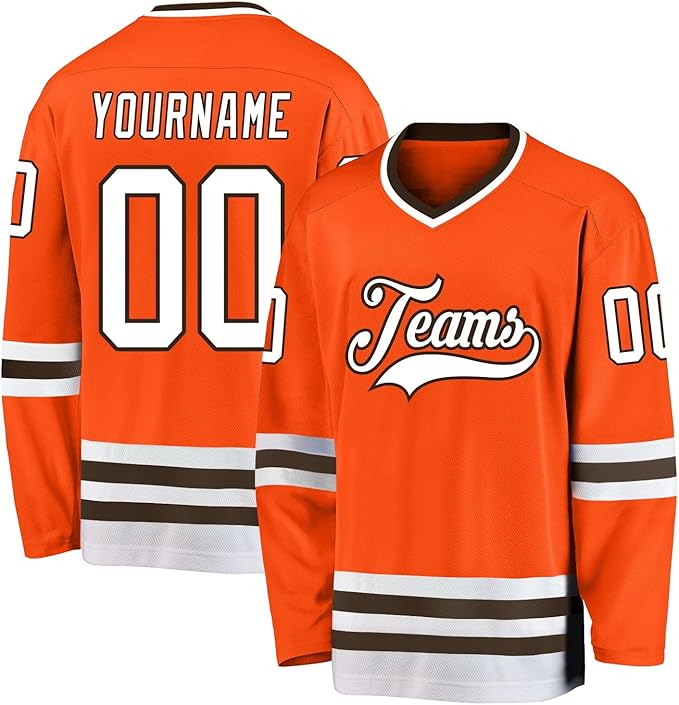 Custom Youth Hockey Jersey Stitched Printed Hockey Design with Stitched Printed Name Number Team Logo for Men Women Youth Kids
