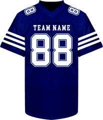 Custom Football Fan Jersey Stitched Printed for Team Uniform
