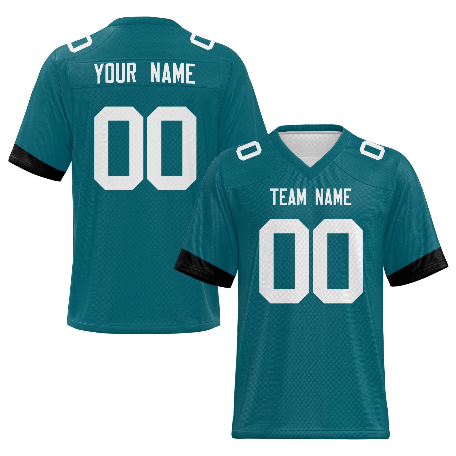 Custom Football Game Jersey with Shoulder Number Fan Gift