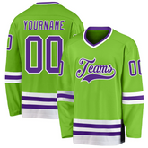 Custom Youth Hockey Jersey Breathable for Weekend Tournament with Custom Text Number Sleeve Patch and Team Logo Design