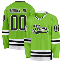 Personalized Hockey Team Jersey with Player Name and Number Game Day Shirt with Personalized Player Details for Teams Families and Fans