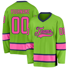 Custom Hockey Fan Shirt with Name and Number with Stitched Printed Team Customization for Teams Players Fans Men Women Youth Kids