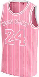 Custom Youth Basketball Jersey with Team Name and Player Number for Team Game Day Basketball Events