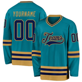 Personalized Hockey Team Jersey Stitched Printed for Community Teams with Stitched Printed Name Number Team Logo for Men Women Youth Kids