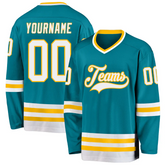 Fan Style Custom Ice Hockey Team Jersey Stitched Printed Custom Design with Stitched Printed Name Number Team Logo for Men Women Youth Kids