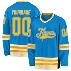 Custom Youth Hockey Jersey with Custom Team Logo with Stitched Printed Hockey Design for Teams Players Fans Men Women Youth Kids