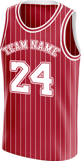 Retro Custom Basketball Club Jersey Embroidered and Printed for School Team Uniform Tops