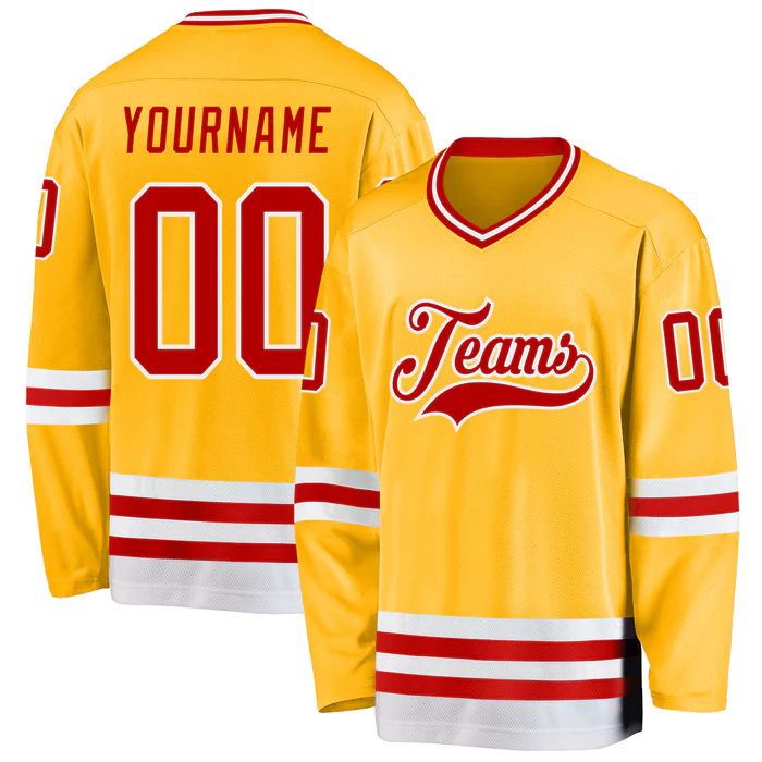Custom Ice Hockey Jersey with Front Team Name and Back Number for Team Game Wear for Teams Players Fans Men Women Youth Kids