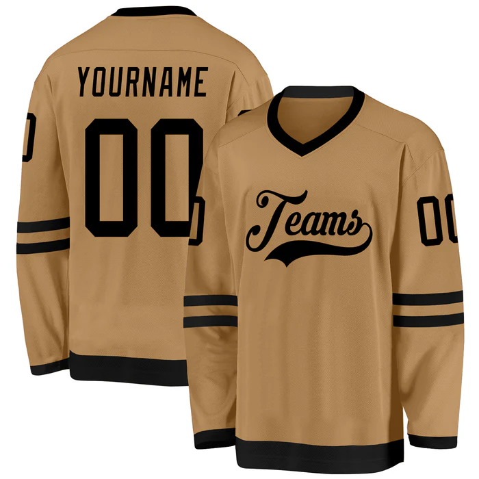 Personalized Hockey Team Jersey with Name and Number for Group Outfit with Personalized Name Number Logo for Teams Players and Fans