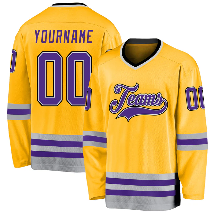 Custom Hockey Game Jersey Oversized for Hockey Clubs with Custom Logo Name Number for School Teams and Fan Groups