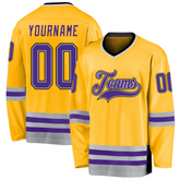 Custom Hockey Game Jersey Oversized for Hockey Clubs with Custom Logo Name Number for School Teams and Fan Groups