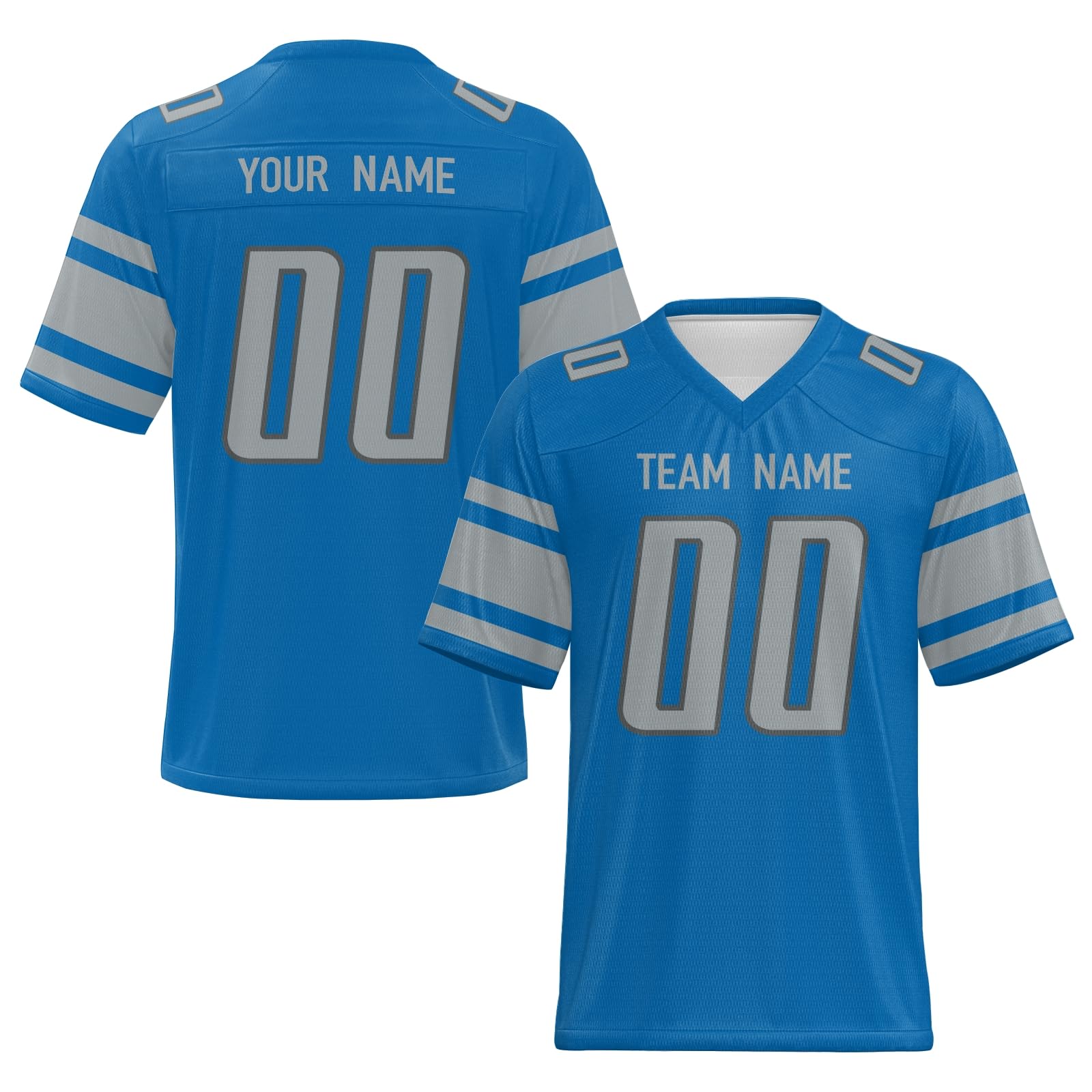 Stitched Printed Name Number Logo Personalized Team Football Jersey
