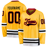 Custom Hockey Uniform Stitched Printed for Fan Groups with Stitched Printed Name Number Team Logo for Men Women Youth Kids