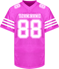 Personalized Football Team Jersey with Custom Front and Back with Stitched Printed Name