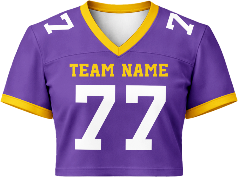 Breathable Personalized Football Jersey with Custom Front Text