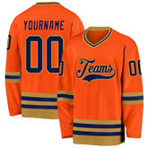 Personalized Hockey Team Jersey Stitched Printed Custom Design for Hockey Game for Teams Players Fans Men Women Youth Kids