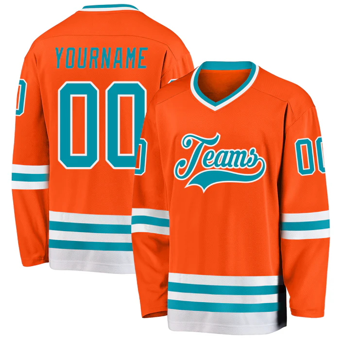 Custom Ice Hockey Jersey with Custom Text and Number for Team Captains with Personalized Name Number Logo for Teams Players and Fans
