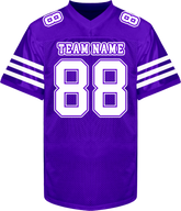 Personalized Football Team Jersey with Name Number and Logo with Stitched Printed Team