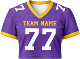 Breathable Personalized Football Jersey with Custom Front Text