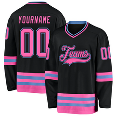Personalized Hockey Team Jersey Stitched Printed Custom Design with Stitched Printed Name Number Logo for Team Uniforms