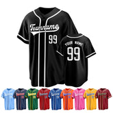 Custom Baseball Shirt School Team with Personalized Name Number